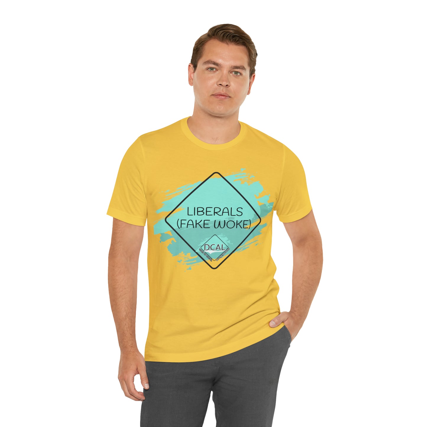 DCAL Graphic Tees "Fake Woke" Unisex Jersey Short Sleeve Tee