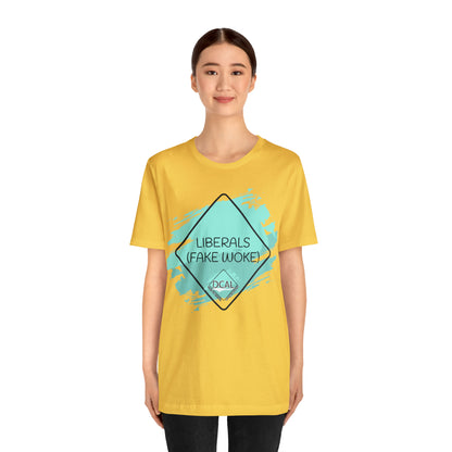 DCAL Graphic Tees "Fake Woke" Unisex Jersey Short Sleeve Tee