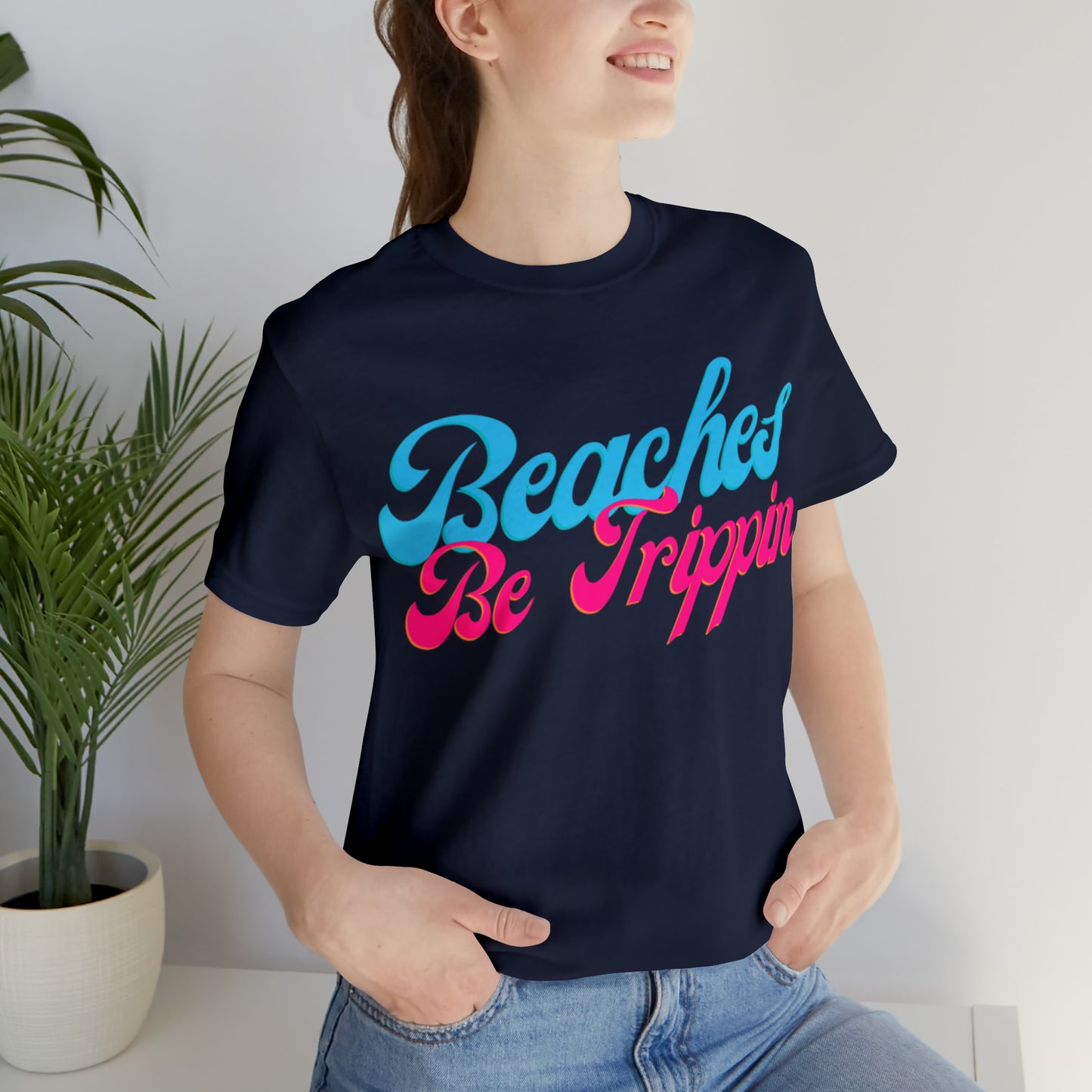 DCAL Beach Collection "Beach Be Trippin" Unisex Jersey Short Sleeve Tee