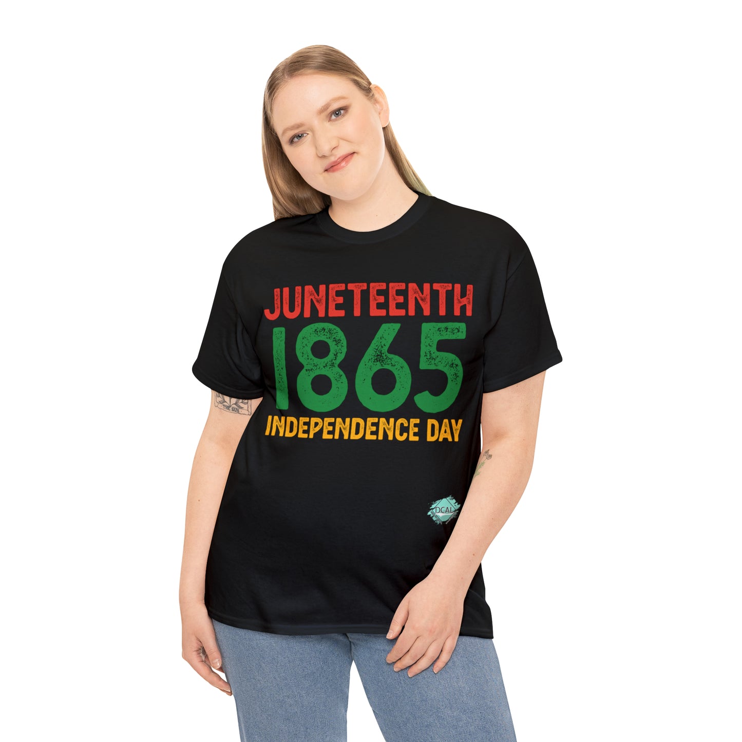DCAL Juneteenth "1865" Unisex Heavy Cotton Tee