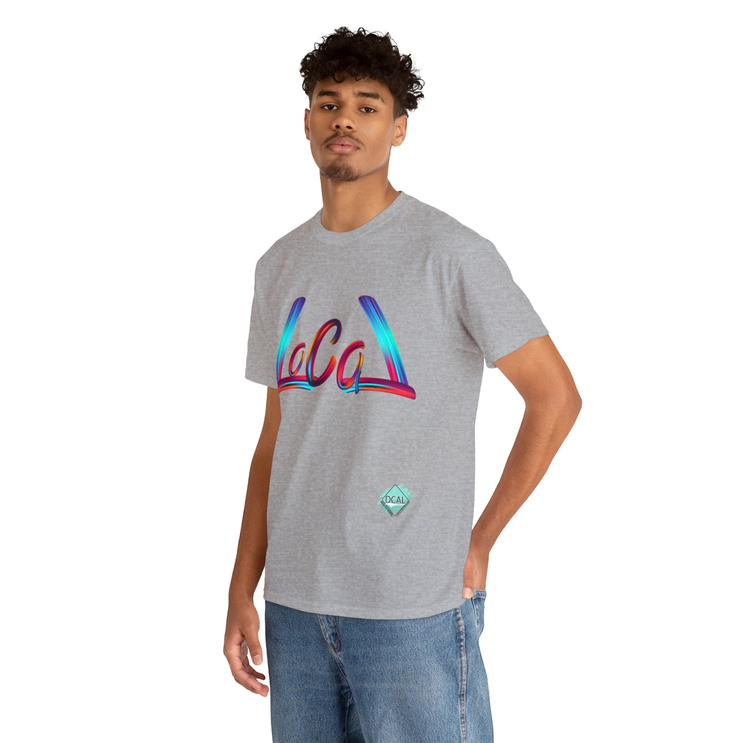 DCAL Graphic Tees "Local Colorful" Unisex Heavy Cotton Tee