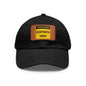 DCAL Accessories "Decaffeinated Human"  Hat with Leather Patch (Rectangle)