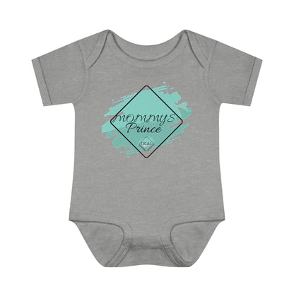 DCAL Baby Clothes "Mommy's Prince" Infant Baby Rib Bodysuit