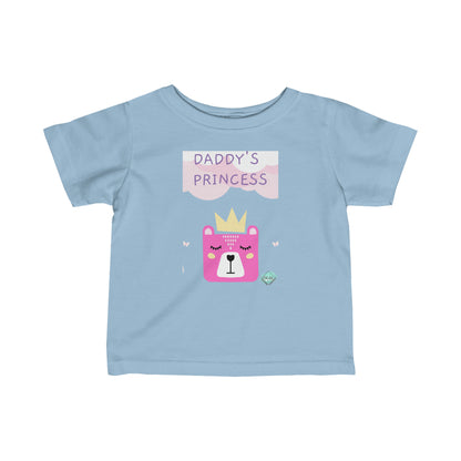 DCAL Baby Clothes "Daddy's Princess"  Infant Fine Jersey Tee