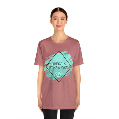 DCAL Graphic Tees "Fake Woke" Unisex Jersey Short Sleeve Tee