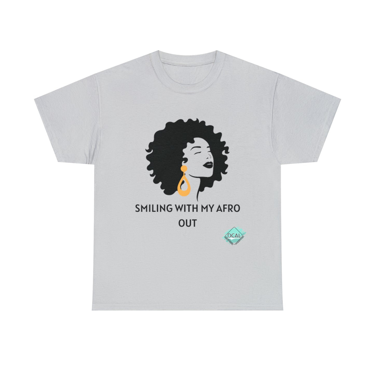 DCAL Graphic Tees "Afro Out" Unisex Heavy Cotton Tee