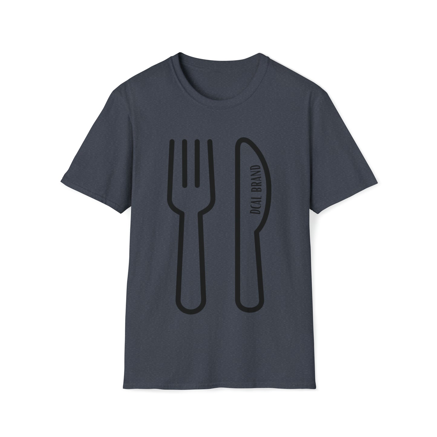 DCAL Graphic Tees Novel "Fork & Knife" Unisex Softstyle T-Shirt