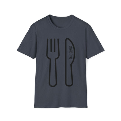 DCAL Graphic Tees Novel "Fork & Knife" Unisex Softstyle T-Shirt
