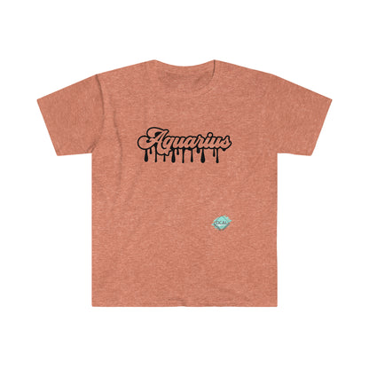 DCAL Zodiac Collection "Aquarius" Unisex Softstyle T-Shirt