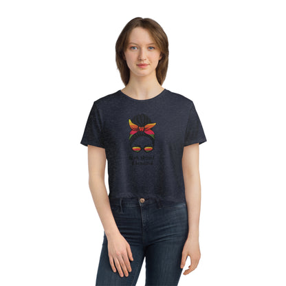 DCAL Graphic Women's Flowy Cropped Tee