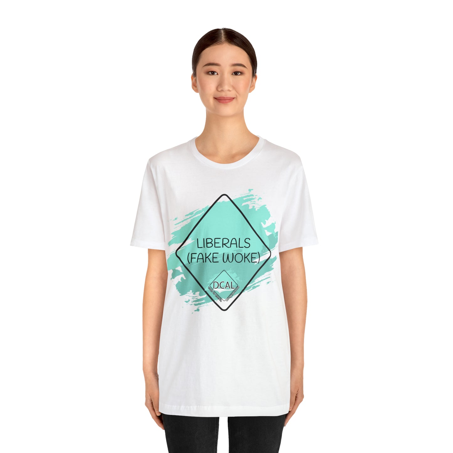 DCAL Graphic Tees "Fake Woke" Unisex Jersey Short Sleeve Tee