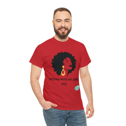 DCAL Graphic Tees "Afro Out" Unisex Heavy Cotton Tee