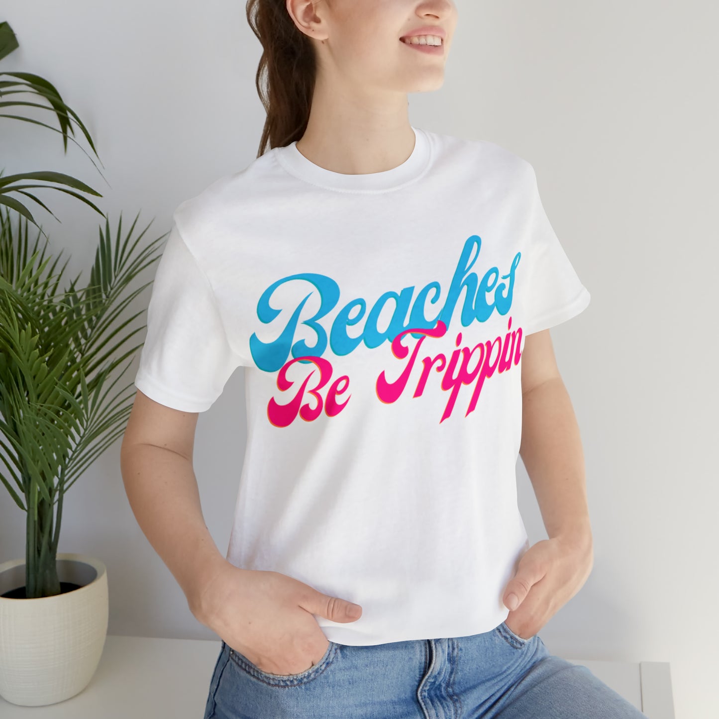 DCAL Beach Collection "Beach Be Trippin" Unisex Jersey Short Sleeve Tee