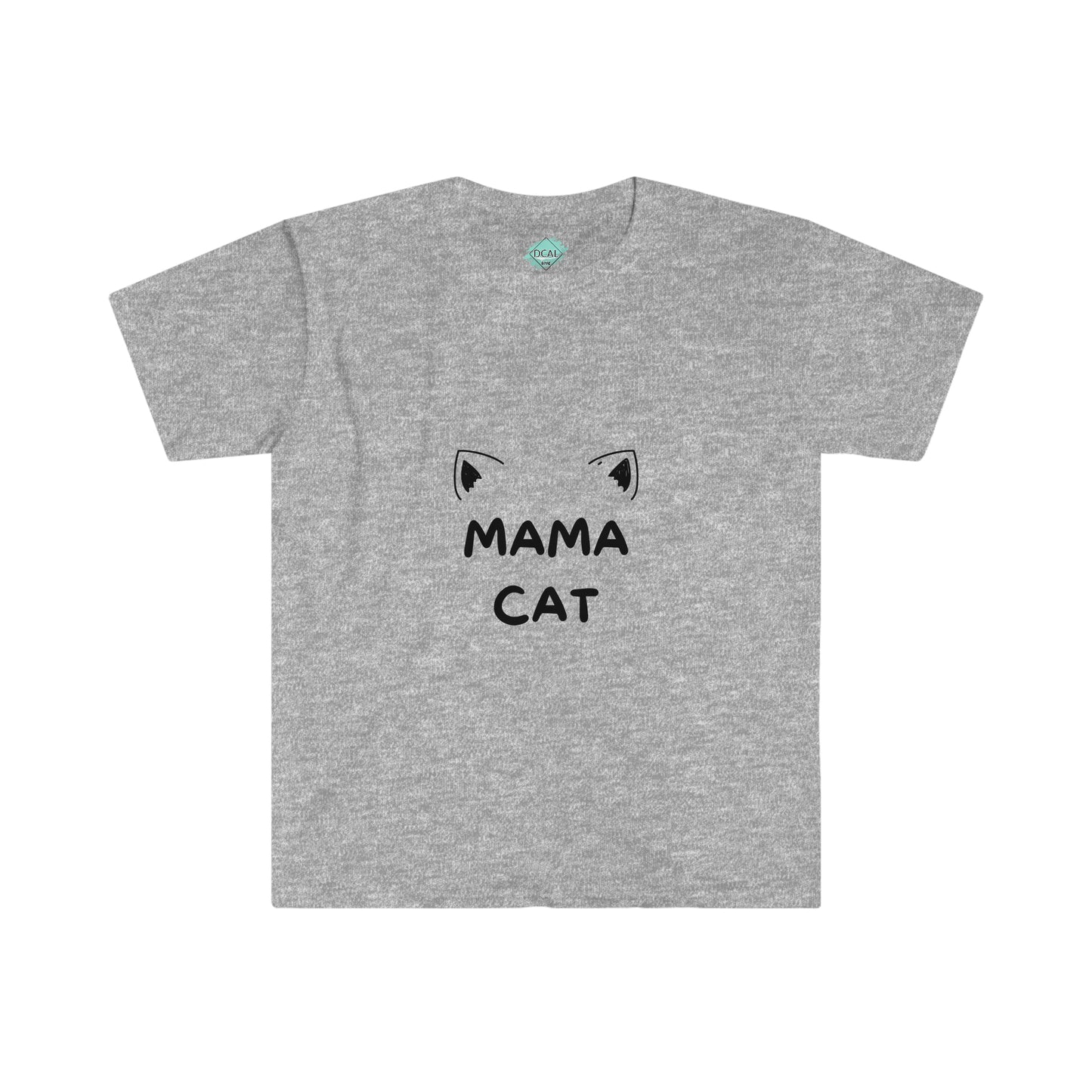 DCAL Meow Collection " Mama Cat " Unisex Soft style T-Shirt