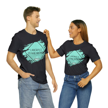 DCAL Graphic Tees "Fake Woke" Unisex Jersey Short Sleeve Tee