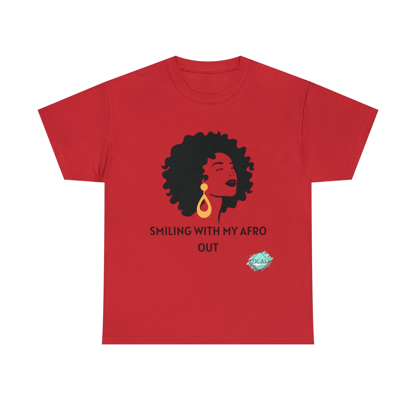 DCAL Graphic Tees "Afro Out" Unisex Heavy Cotton Tee