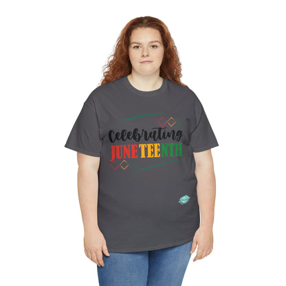 DCAL Juneteenth "Celebrating" Unisex Heavy Cotton Tee