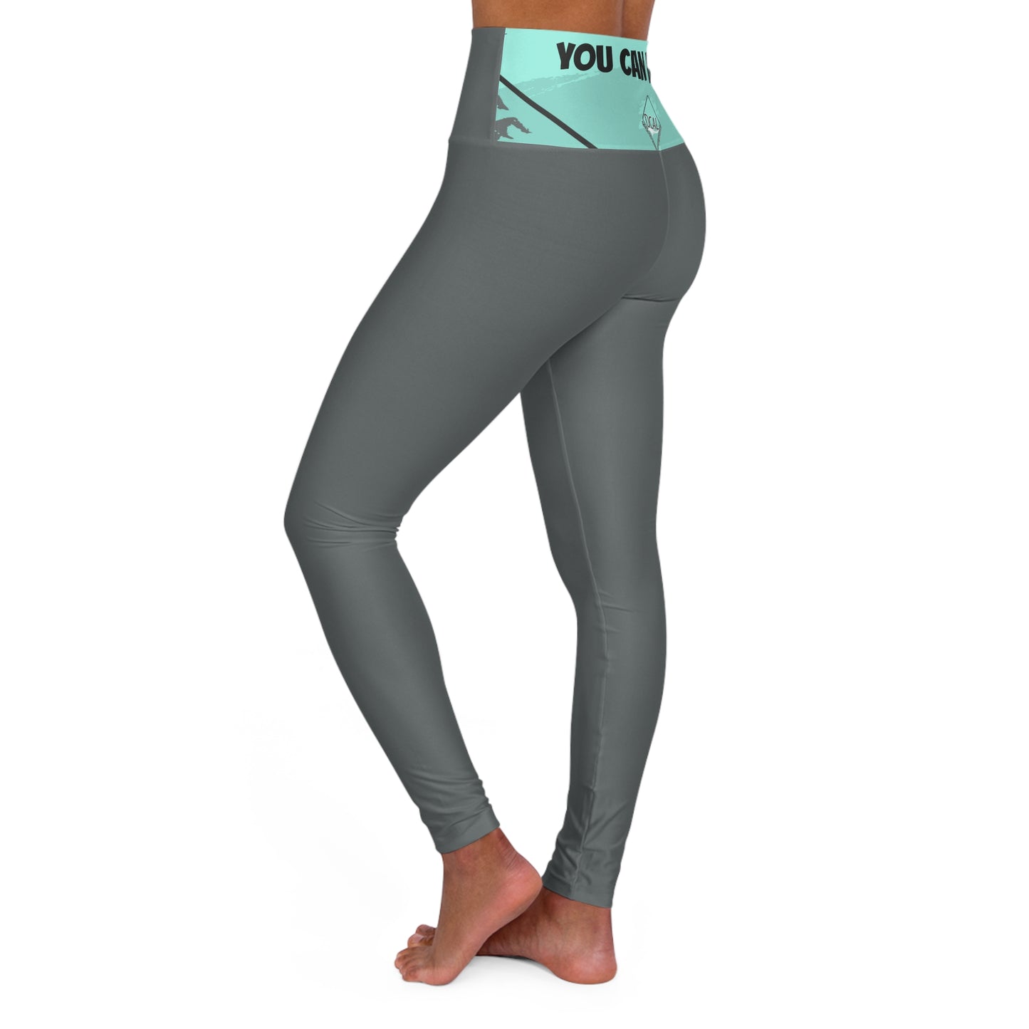 DCAL Athletic Elegance "You Can Do It!" High Waisted Yoga Leggings