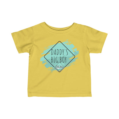 DCAL Baby Clothes "Daddy's Big Boy" Infant Fine Jersey Tee