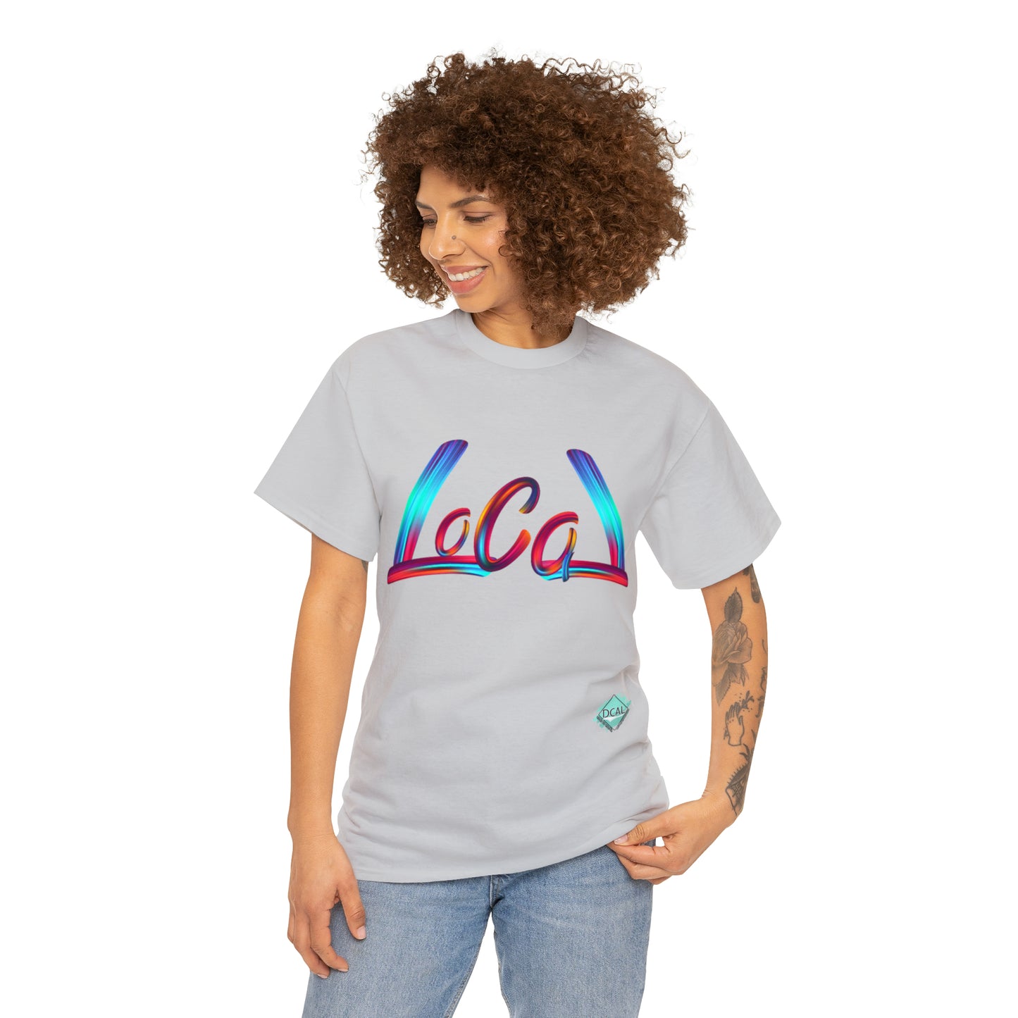 DCAL Graphic Tees "Local Colorful" Unisex Heavy Cotton Tee