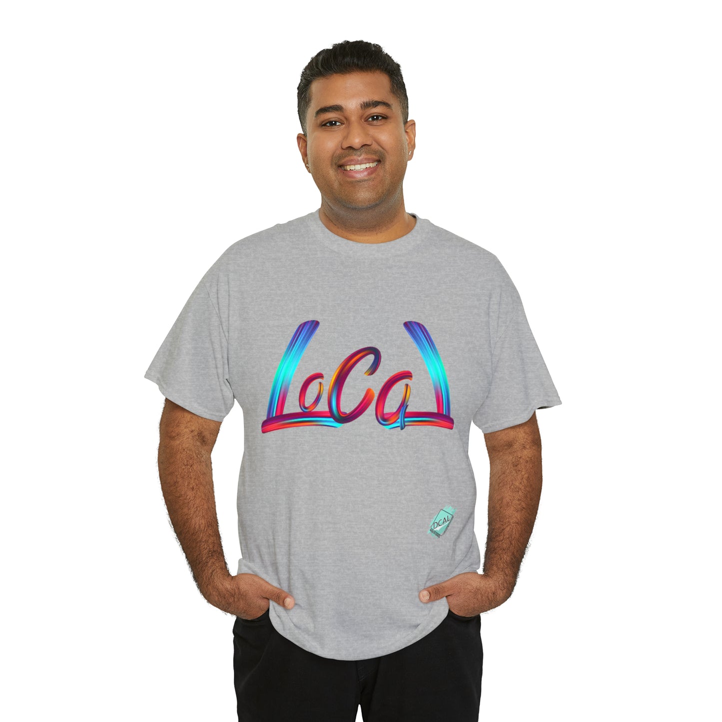 DCAL Graphic Tees "Local Colorful" Unisex Heavy Cotton Tee