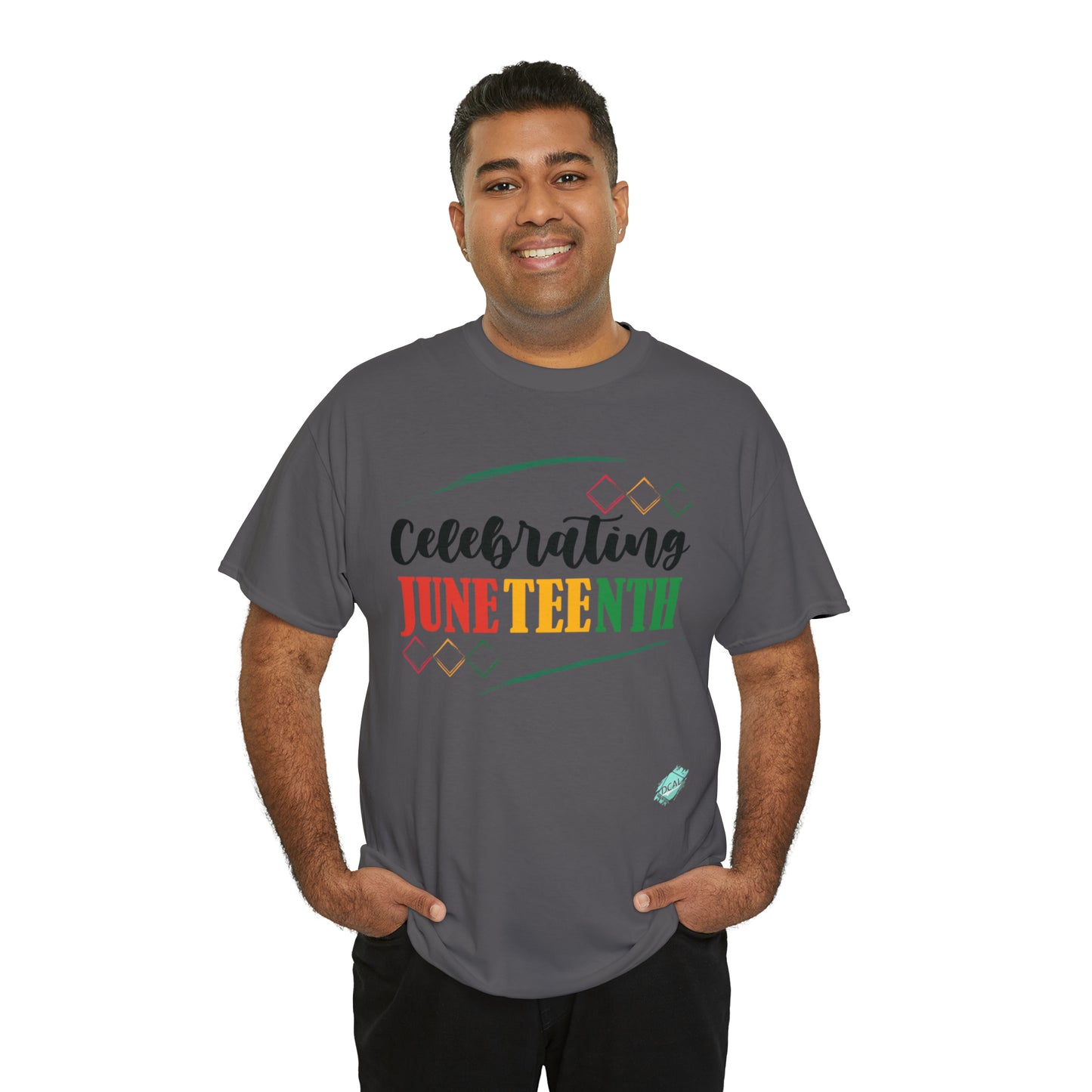 DCAL Juneteenth "Celebrating" Unisex Heavy Cotton Tee