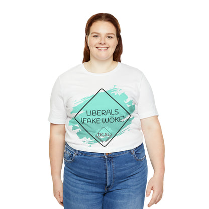 DCAL Graphic Tees "Fake Woke" Unisex Jersey Short Sleeve Tee