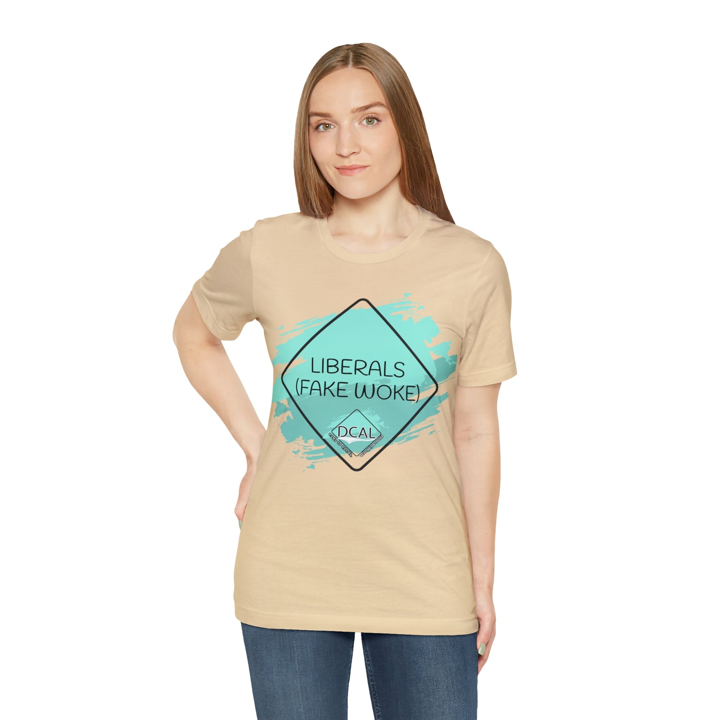 DCAL Graphic Tees "Fake Woke" Unisex Jersey Short Sleeve Tee