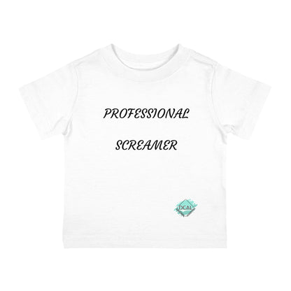 DCAL Baby Clothes "Professional Screamer" Infant Cotton Jersey Tee