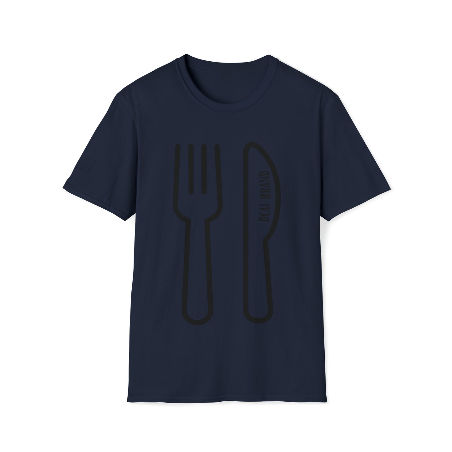 DCAL Graphic Tees Novel "Fork & Knife" Unisex Softstyle T-Shirt