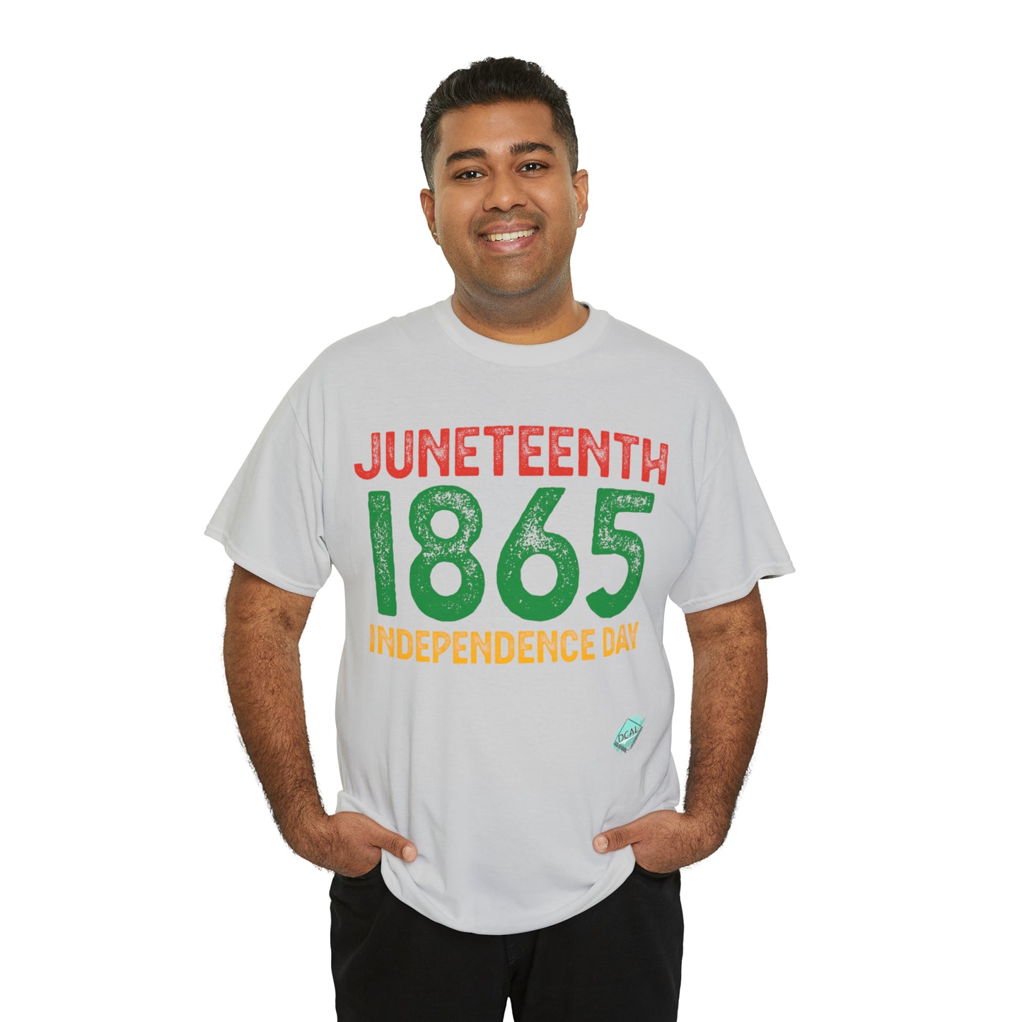 DCAL Juneteenth "1865" Unisex Heavy Cotton Tee
