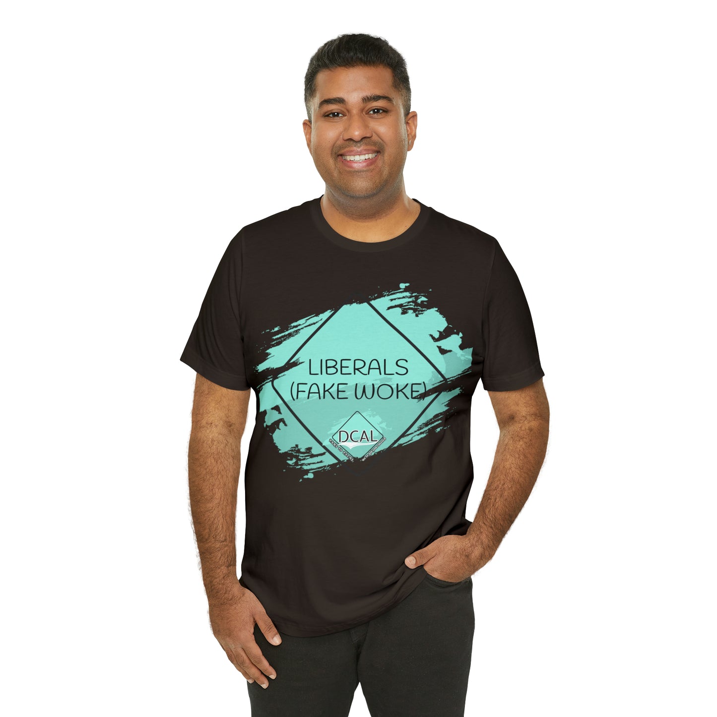 DCAL Graphic Tees "Fake Woke" Unisex Jersey Short Sleeve Tee
