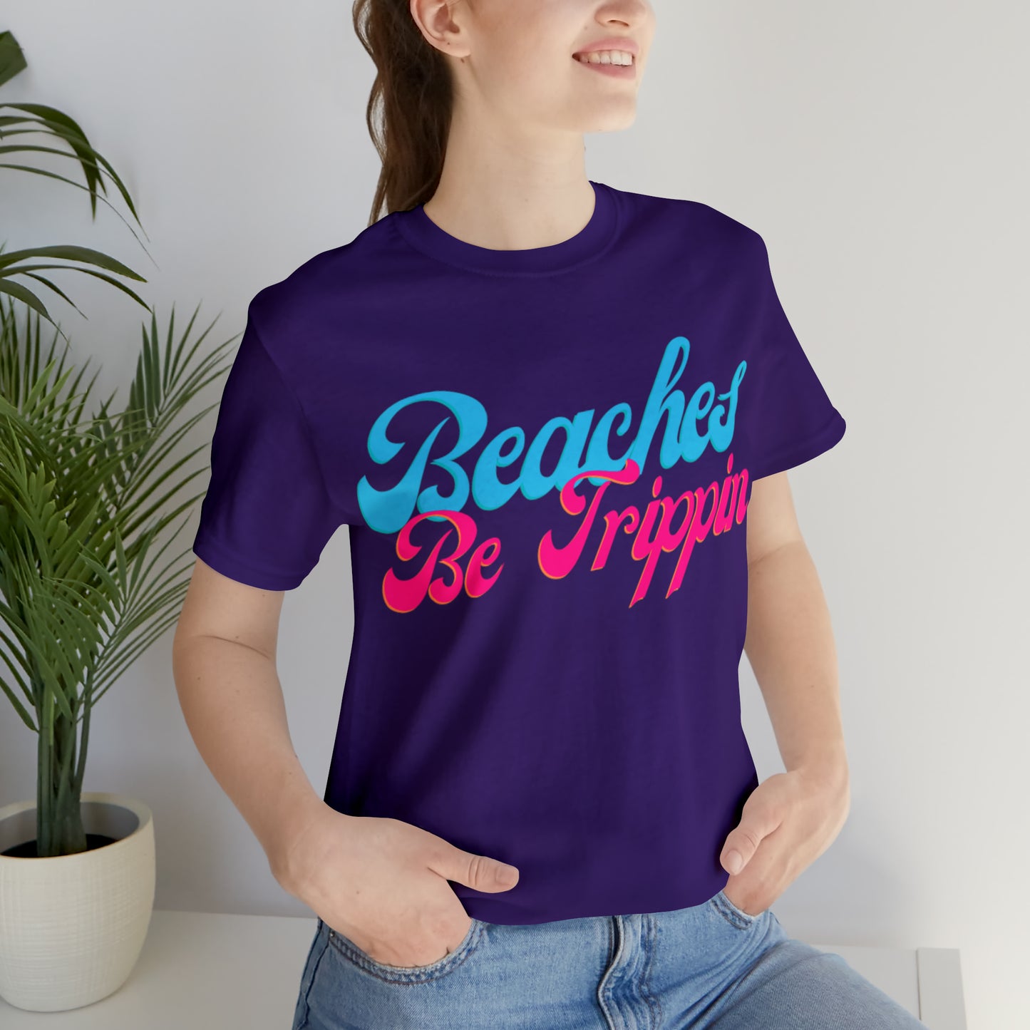 DCAL Beach Collection "Beach Be Trippin" Unisex Jersey Short Sleeve Tee