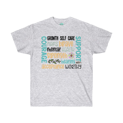 DCAL Strength in Stiches "Self Care"  Unisex Ultra Cotton Tee