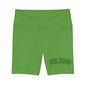 DCAL Brown Collection Minimalist "Green" Women's Workout Shorts