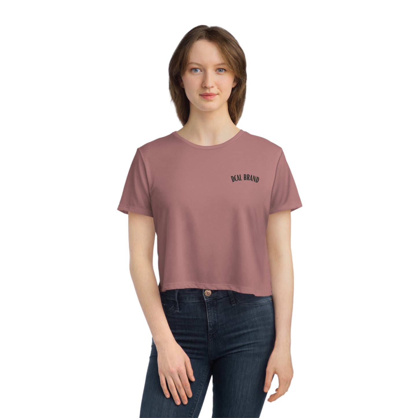 DCAL Women's Flowy Cropped Tee