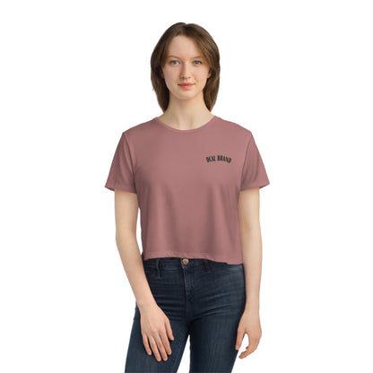 DCAL Women's Flowy Cropped Tee