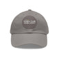 DCAL Brown Collection Accessories "Kinda Care, Kinda Don't" Hat with Leather Patch (Round)