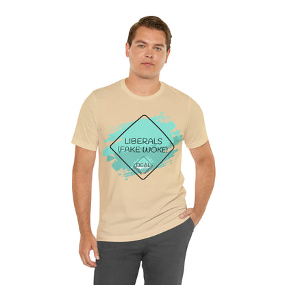 DCAL Graphic Tees "Fake Woke" Unisex Jersey Short Sleeve Tee