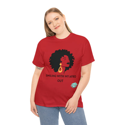 DCAL Graphic Tees "Afro Out" Unisex Heavy Cotton Tee