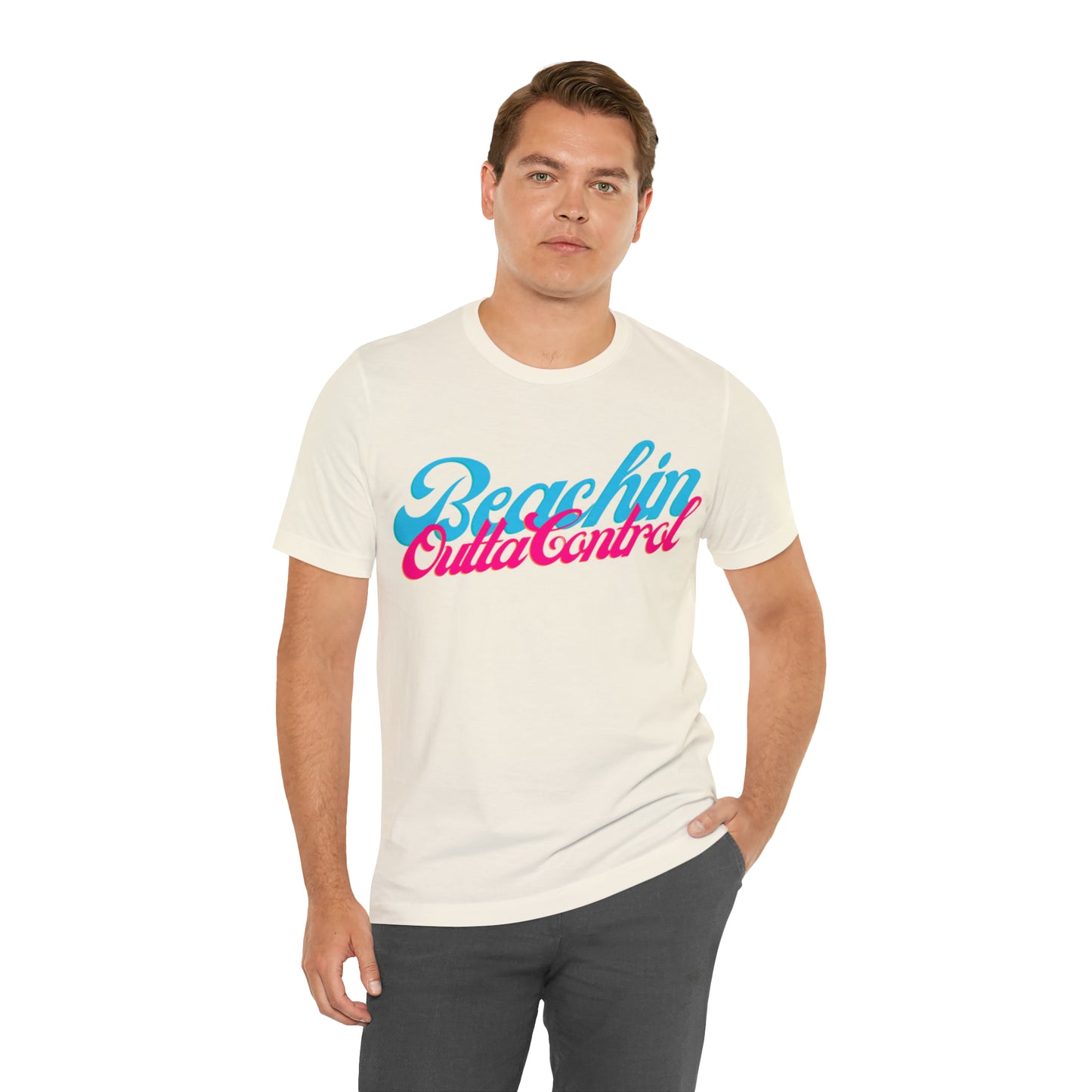 DCAL Beach Collection "Beachin Outta Control" Unisex Jersey Short Sleeve Tee