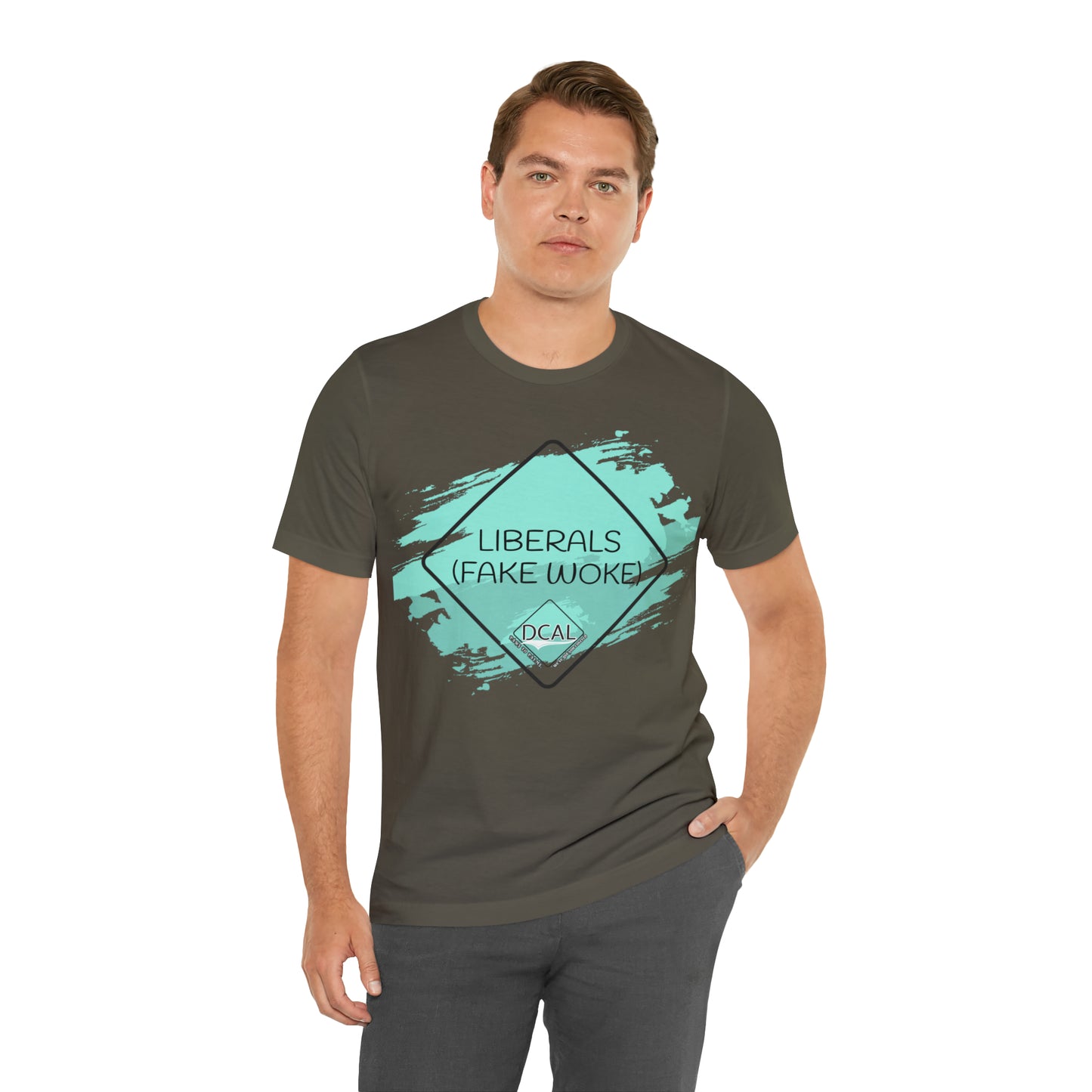 DCAL Graphic Tees "Fake Woke" Unisex Jersey Short Sleeve Tee