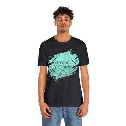 DCAL Graphic Tees "Fake Woke" Unisex Jersey Short Sleeve Tee