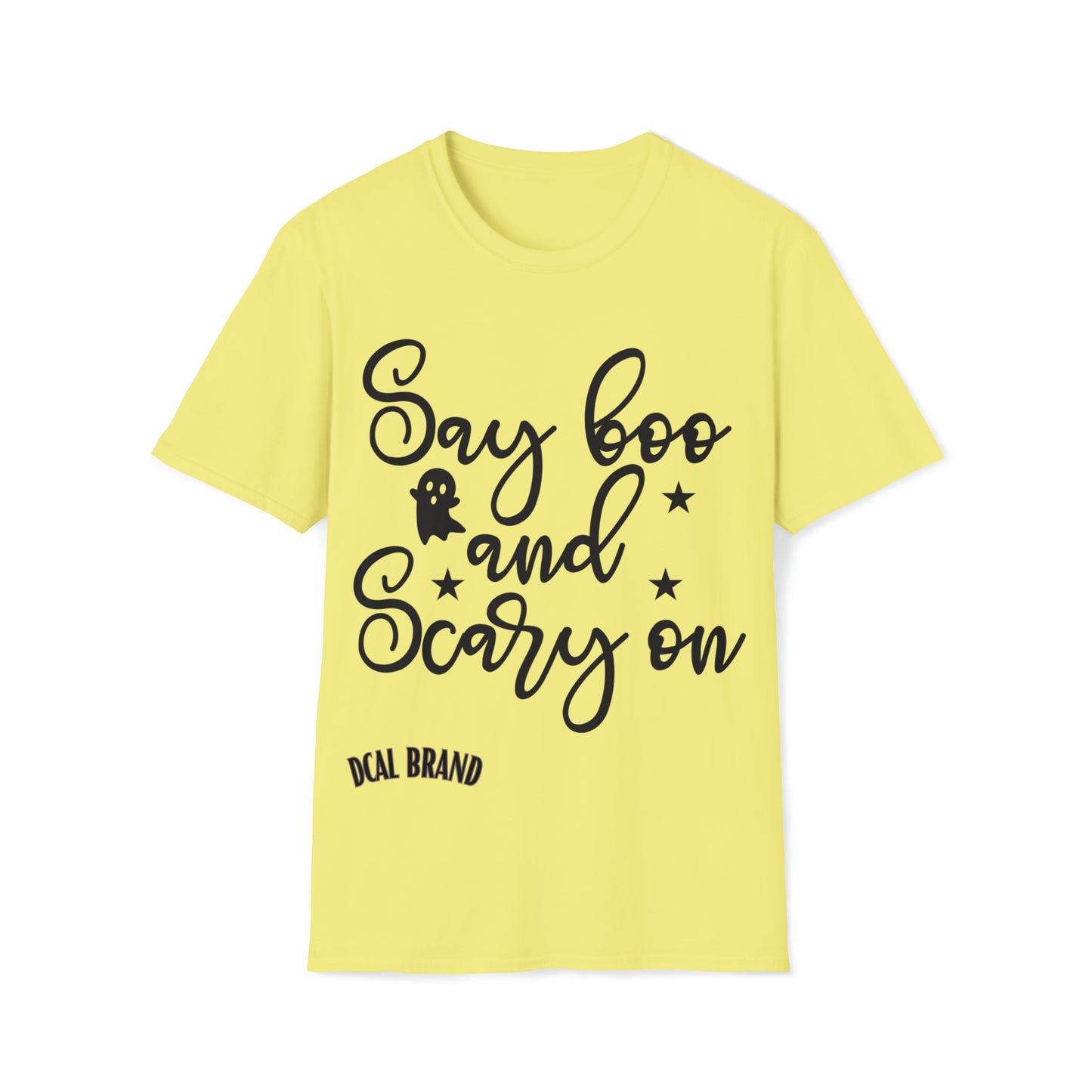 Graphic Tee Halloween "Scary On" Unisex Softstyle T-Shirt