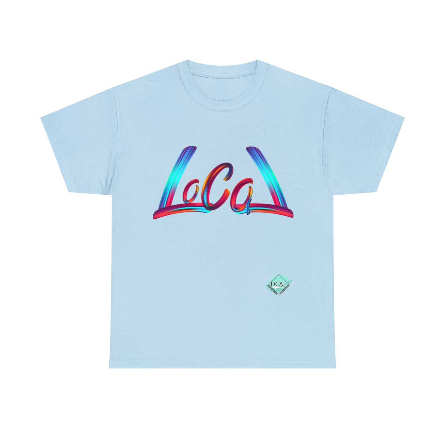 DCAL Graphic Tees "Local Colorful" Unisex Heavy Cotton Tee