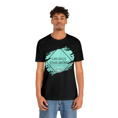 DCAL Graphic Tees "Fake Woke" Unisex Jersey Short Sleeve Tee