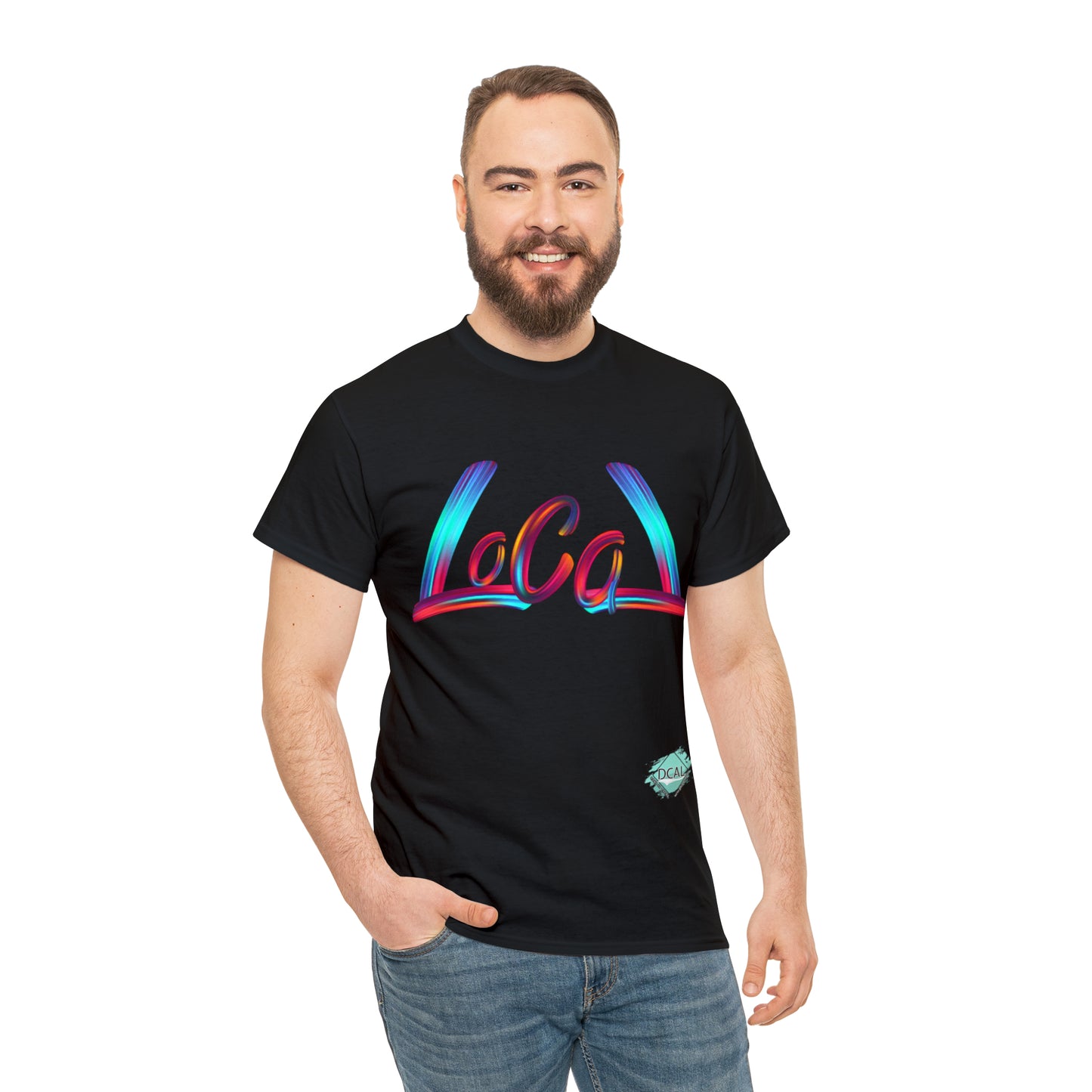 DCAL Graphic Tees "Local Colorful" Unisex Heavy Cotton Tee