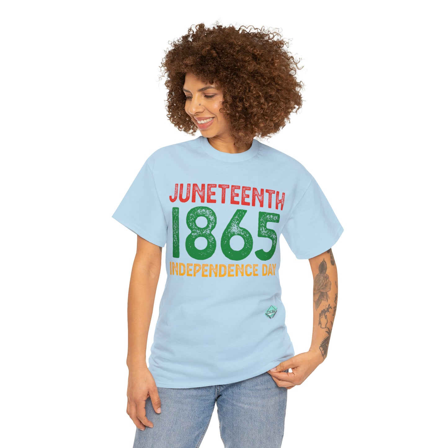 DCAL Juneteenth "1865" Unisex Heavy Cotton Tee