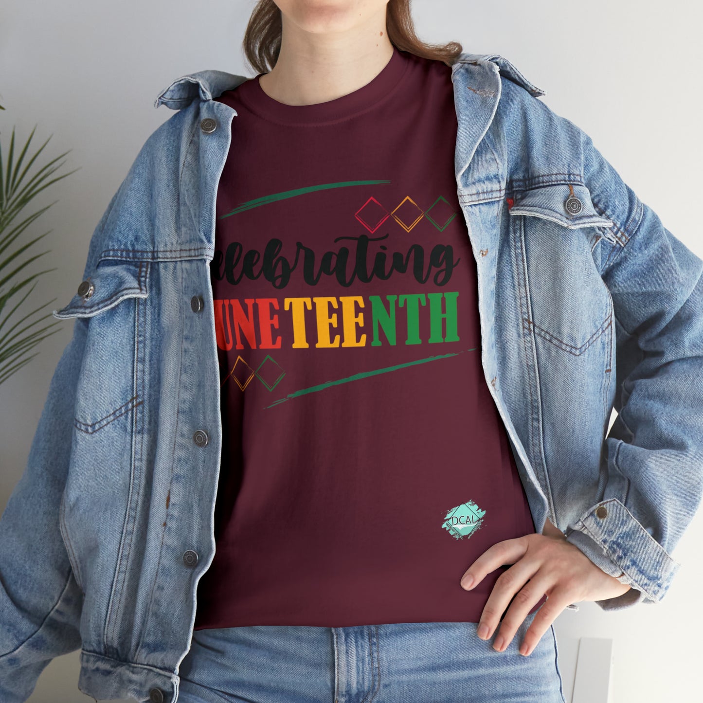 DCAL Juneteenth "Celebrating" Unisex Heavy Cotton Tee