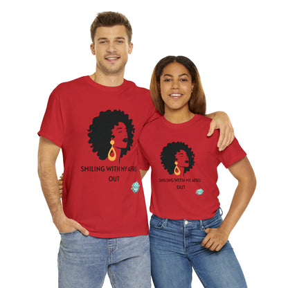 DCAL Graphic Tees "Afro Out" Unisex Heavy Cotton Tee